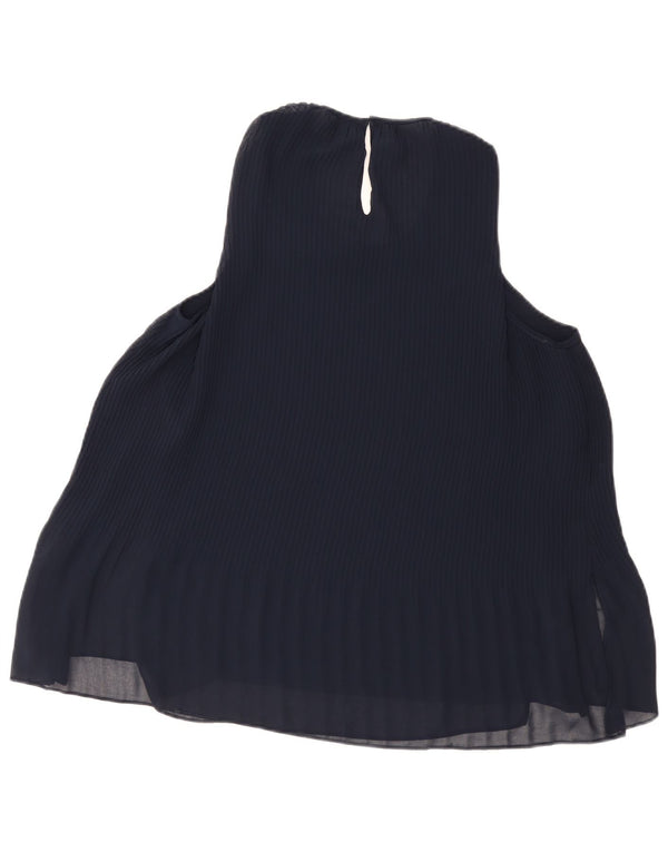 Bluză fără mâneci pentru femei Zara UK 10 Small Bleumarin