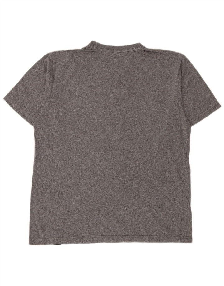 DICKIES Mens T-Shirt Top Large Grey Cotton