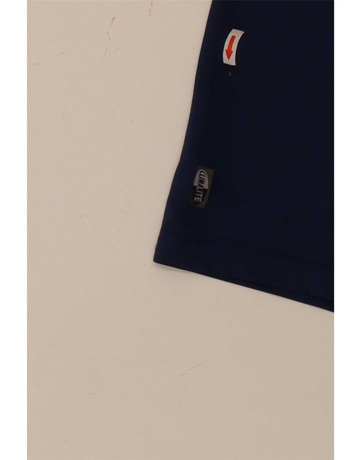 Adidas Mens T-Shirt Top Medium Navy Blue Sports