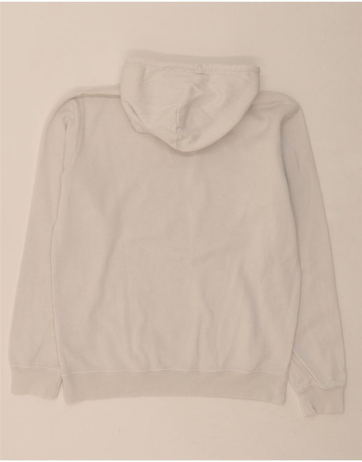 CHAMPION Mens Graphic Hoodie Jumper Medium White Cotton Vintage Champion and Second-Hand Champion from Messina Hembry 
