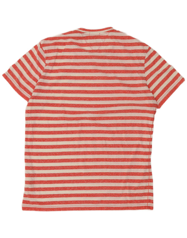 Tommy Jeans T-shirt slim fit pour homme en polyester à rayures rouges