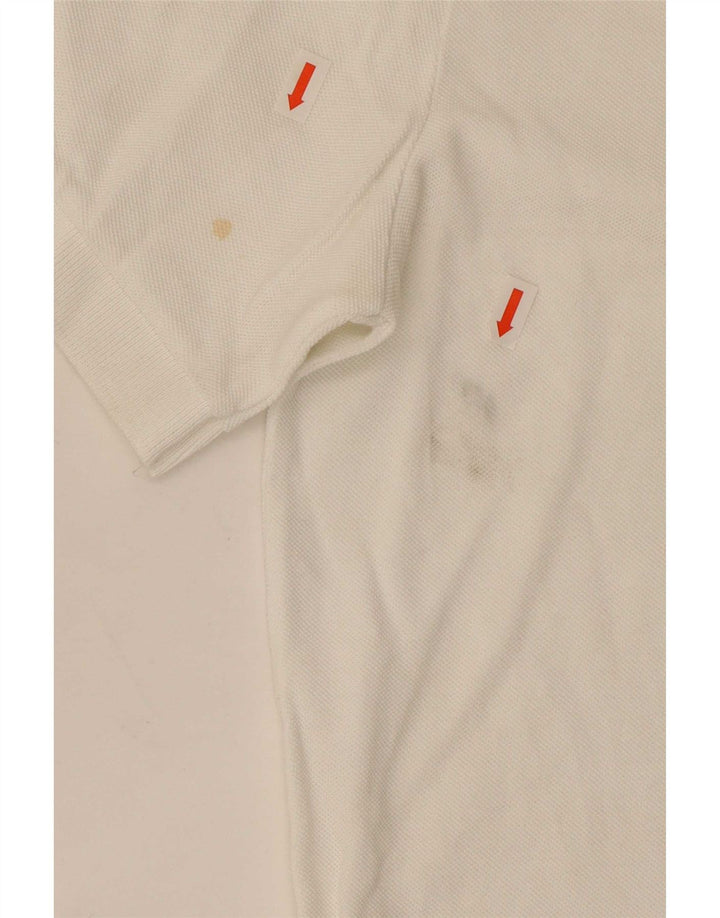 Cămașă polo Paul Smith pentru bărbați din bumbac alb mic