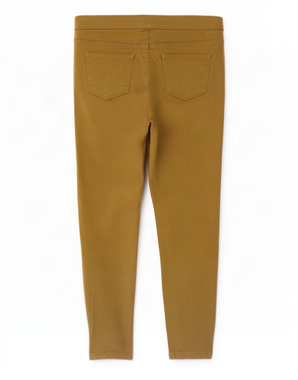 Marks & Spencer Damen Crop Jegging Jeans UK 16 Large W34 L24 Khaki Baumwolle