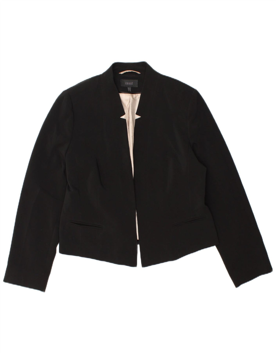 Coast Womens Blazer Jacket UK 14 Large Black Polyester
