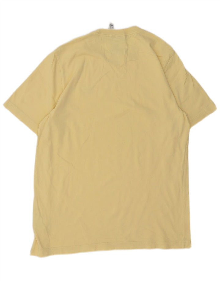 Adidas Herren T-Shirt Top Small Gelb Baumwolle