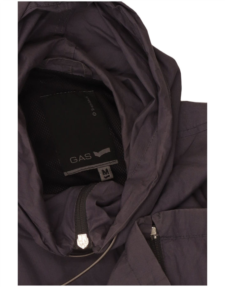 Gas Damen-Windbreakerjacke mit Kapuze, UK 14, Mittelgrau