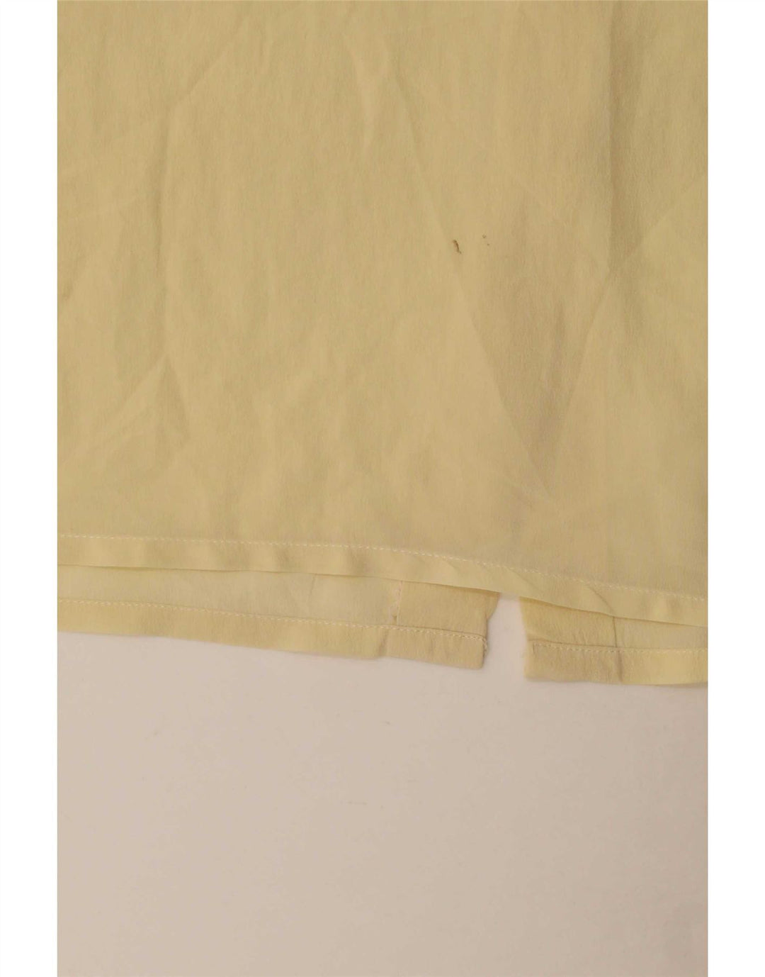 Berri Womens Short Sleeve Shirt Blouse EU 38 Medium Yellow