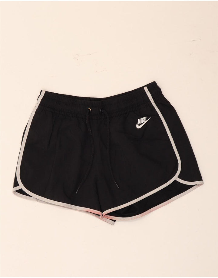Pantaloncini sportivi Nike da donna UK 10 piccoli poliestere nero