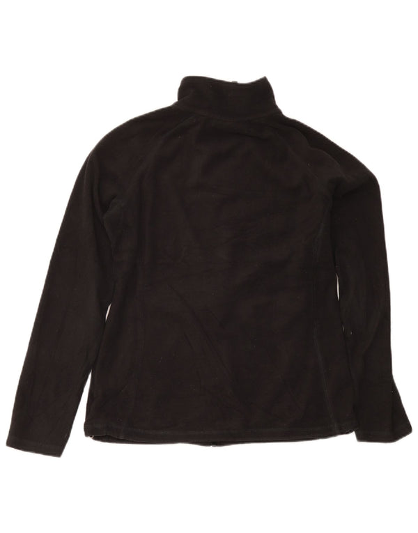 Mountain Warehouse Womens Relaxed Fit Fleece Jacket UK 8 Small Black