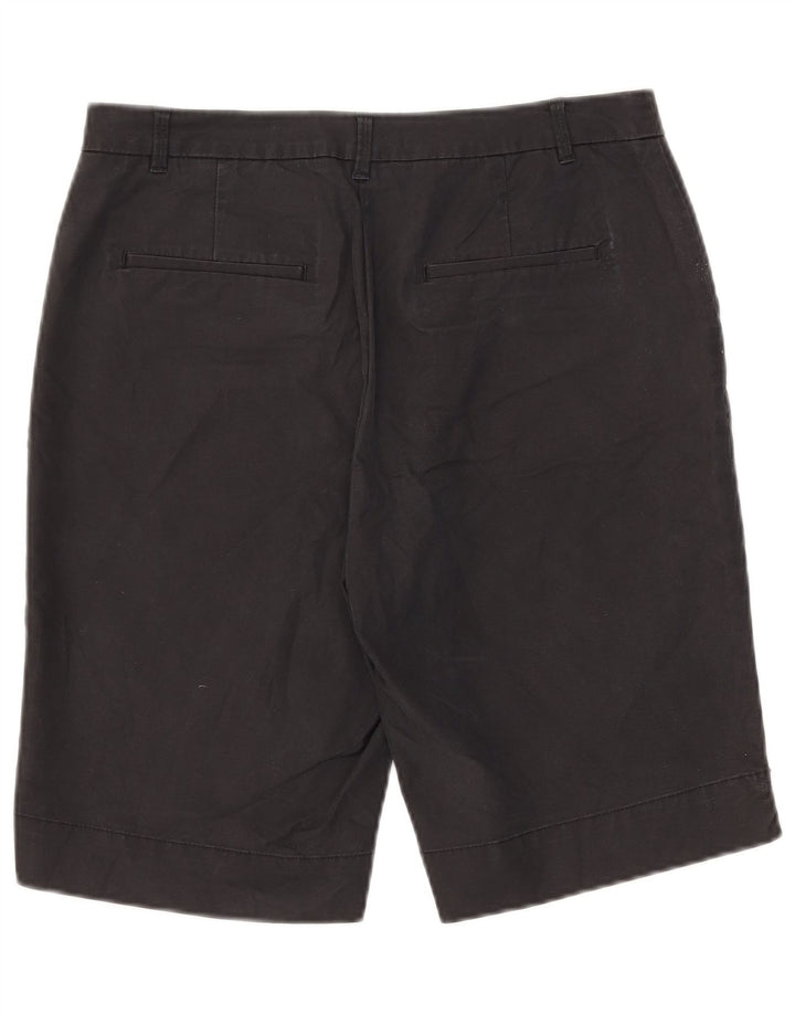 Marks & Spencer Short Chino Femme UK 12 Medium W32 Coton Noir