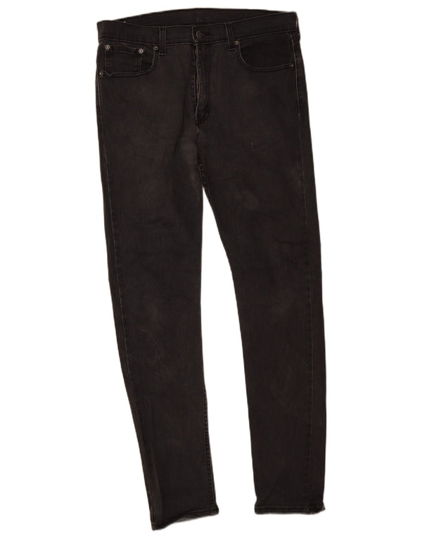 Levi's Uomo 512 Jeans affusolati slim W33 L34 Cotone grigio