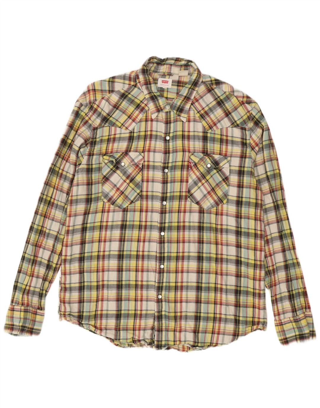 Levi's Chemise Flannel XL Homme Multicolore Carreaux Coton
