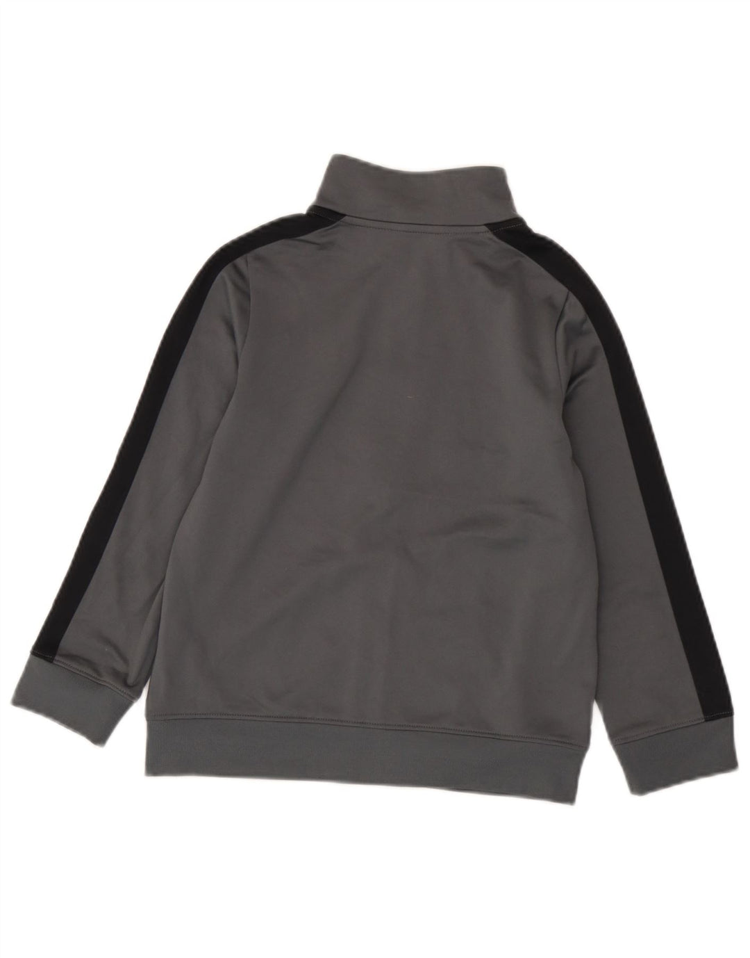 Under Armour Boys Tracksuit Top Jacket 7-8 Years Small Grey Colourblock