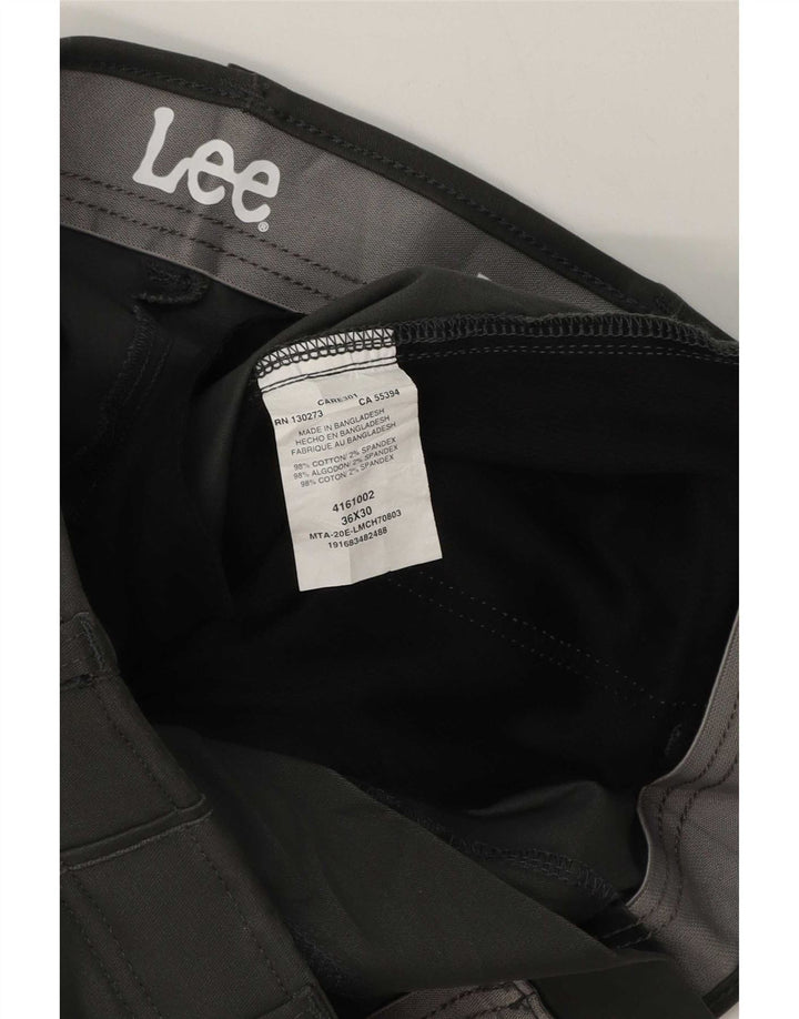 Lee Herren-Chinohose, normal, W36, L30, graue Baumwolle