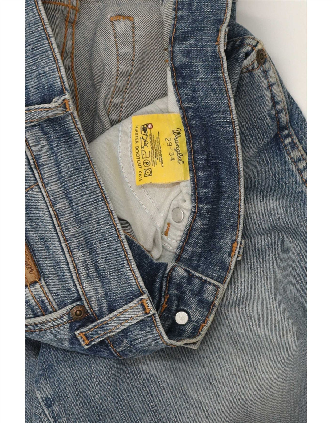 Wrangler Jean Bootcut Kate Homme W29 L29 Bleu Coton