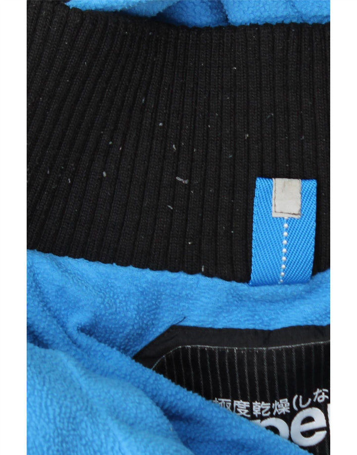 Giacca a vento grafica da donna Superdry UK 16 grande nera