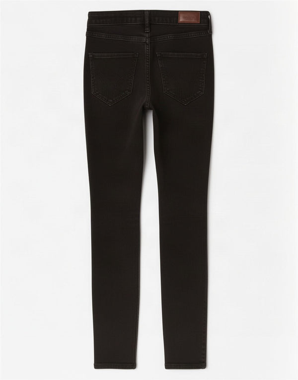 Hollister Womens High Rise Skinny Jeans US 0 XS W24 L28 Black Cotton
