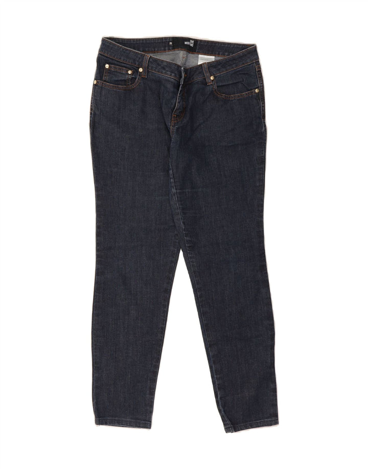 MOSCHINO Womens Crop Slim Jeans W30 L27 Blue Cotton Vintage Moschino and Second-Hand Moschino from Messina Hembry 