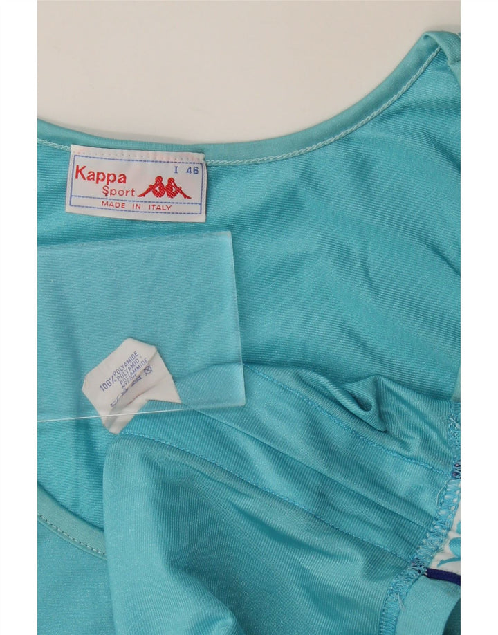 Ανδρικό γραφικό γιλέκο KAPPA Top IT 46 Small Blue Colorblock Πολυαμίδιο