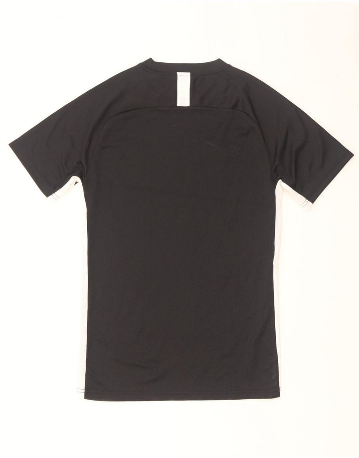 Nike Mens Dri Fit T-Shirt Top Small Black Colourblock
