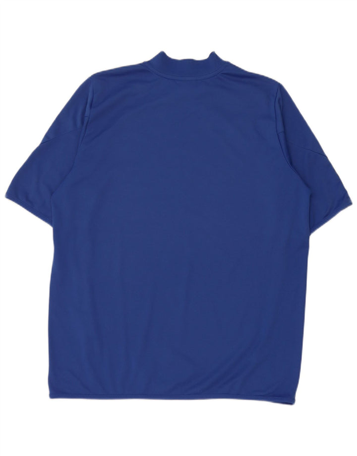Ανδρικό T-Shirt Diadora Top Large Blue Colourblock Πολυεστέρας