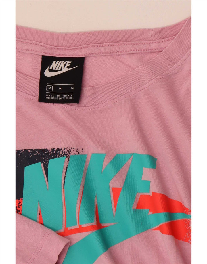 Nike Mens Graphic T-Shirt Top Medium Pink