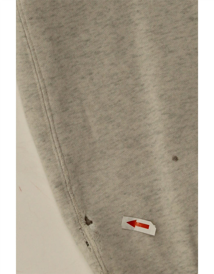 Męski sweter z kapturem Nike Graphic, średnioszary, bawełniany