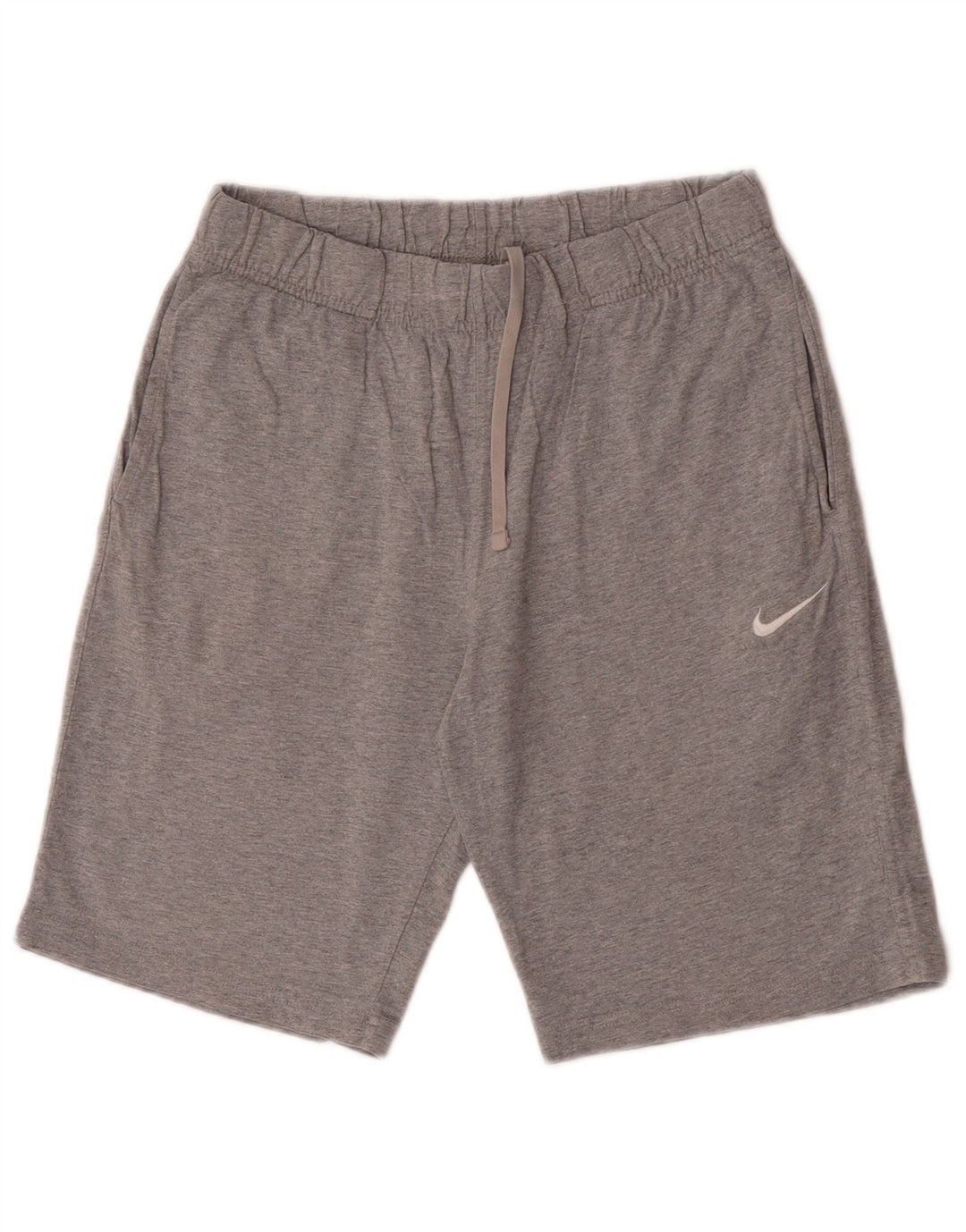 Shorts esportivos masculinos Nike cinza médio
