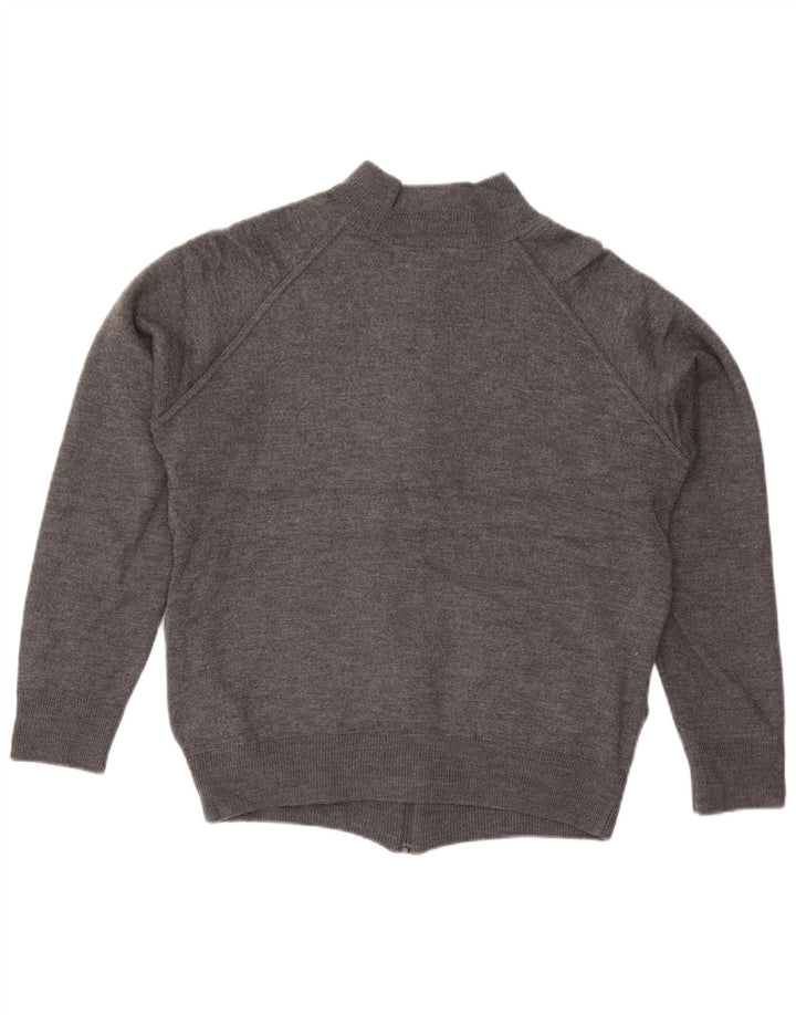 Zara Cardigan sweater til mænd Large Grå Uld