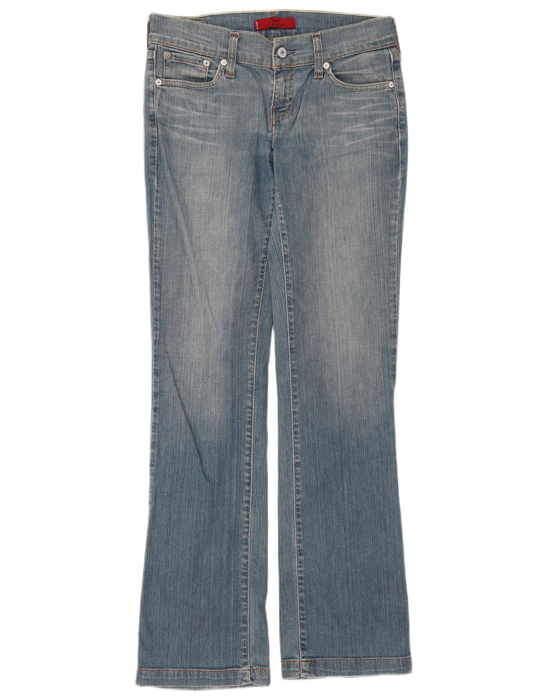 Levi's Dame Eve Straight Jeans W31 L34 Blå Bomuld