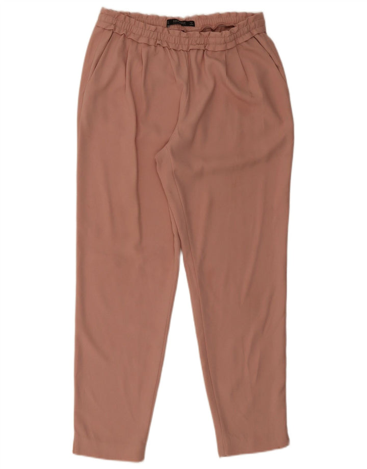 Zara Womens Slim Chino Trousers Medium W28 L28 Pink
