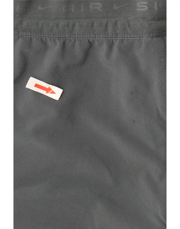 Nike Mens Dri Fit Tracksuit Trousers Small  Grey Polyester