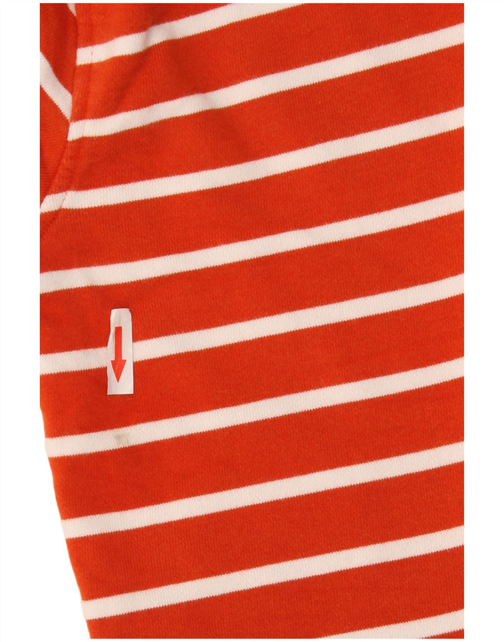 Marks & Spencer Dame Sweatshirt Jumper UK 14 Medium Orange Stribet
