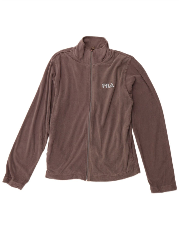 FILA Herren Fleecejacke UK 36 Small Grau Polyester