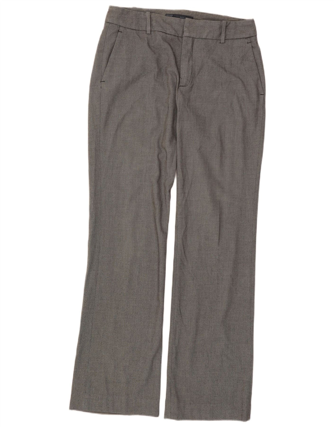 Zara Womens Bootcut Chino Trousers EU 40 Medium W30 L32 Grey Spotted