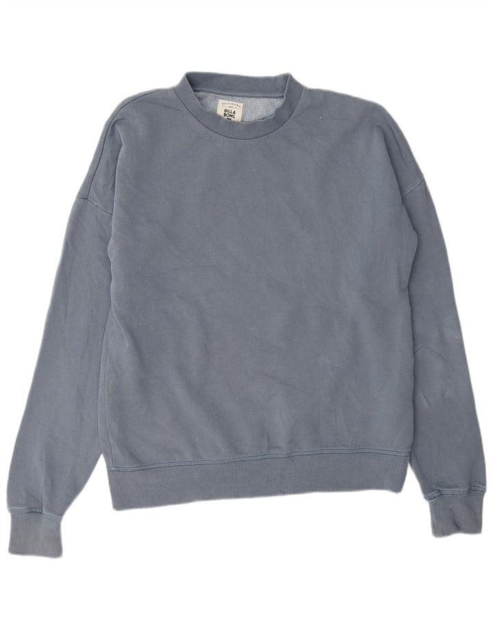 Женский свитер Billabong, джемпер US 6, средний синий хлопок