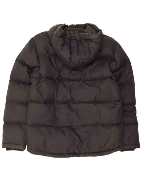 Mountain Warehouse Herre hættepolstret jakke UK 38 Medium Sort Nylon