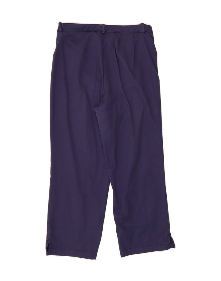 DOCKERS Womens Straight Capri Trousers US 4 Medium W28 L22 Navy Blue Vintage Dockers and Second-Hand Dockers from Messina Hembry 