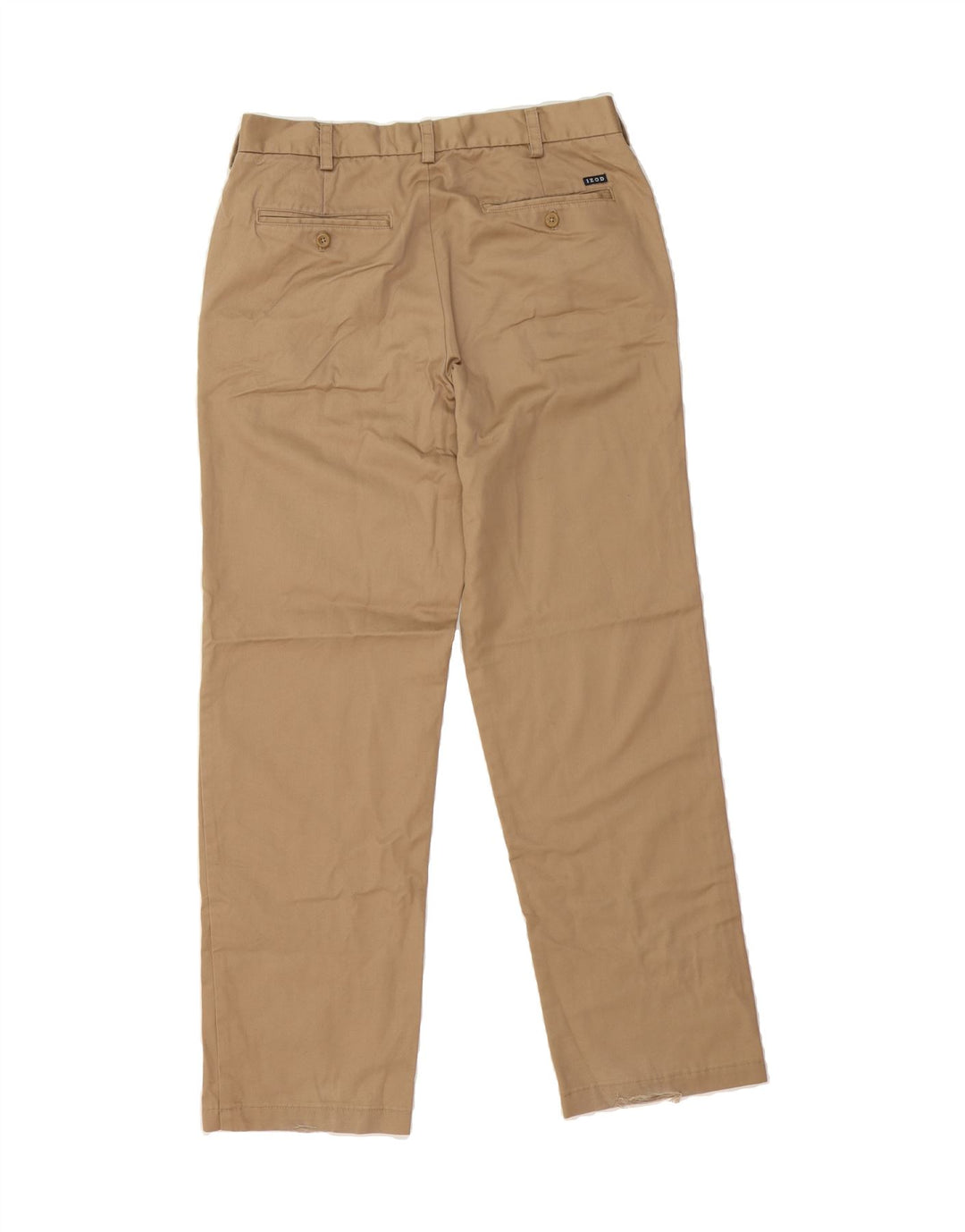 IZOD Mens Straight Chino Trousers W32 L34 Beige Cotton Vintage Izod and Second-Hand Izod from Messina Hembry 