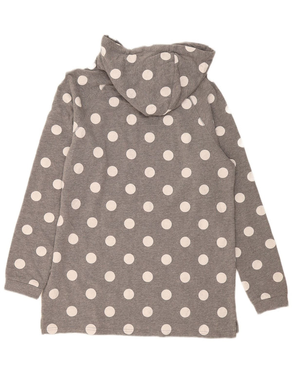 Element Dame Hoodie Jumper US 12 Stor Grå Polka Dot Bomuld