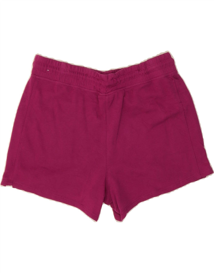REEBOK Womens Sport Shorts UK 14 Medium  Pink Cotton Vintage Reebok and Second-Hand Reebok from Messina Hembry 
