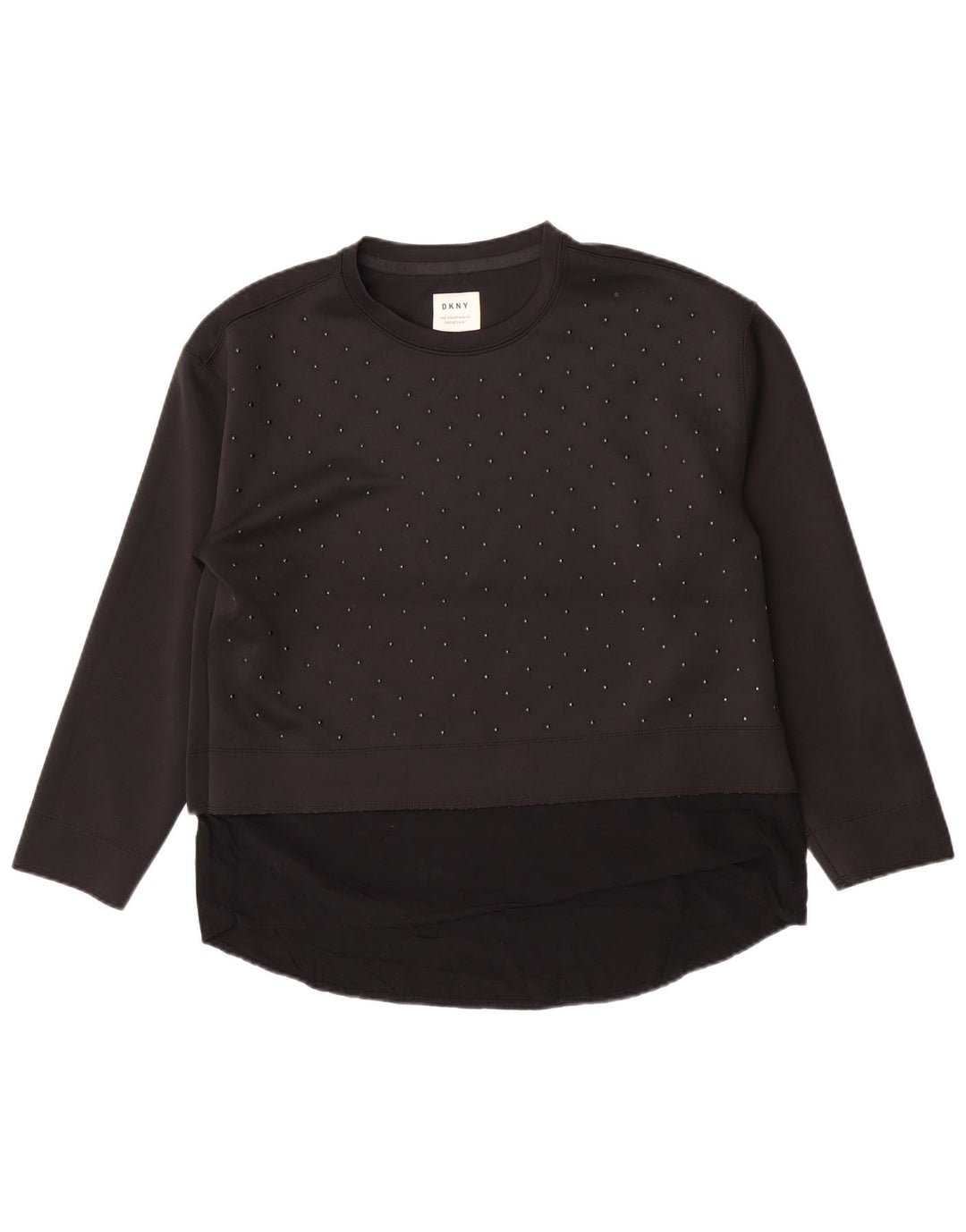 Felpa da donna Dkny Jumper UK 16 Large Nero Poliestere