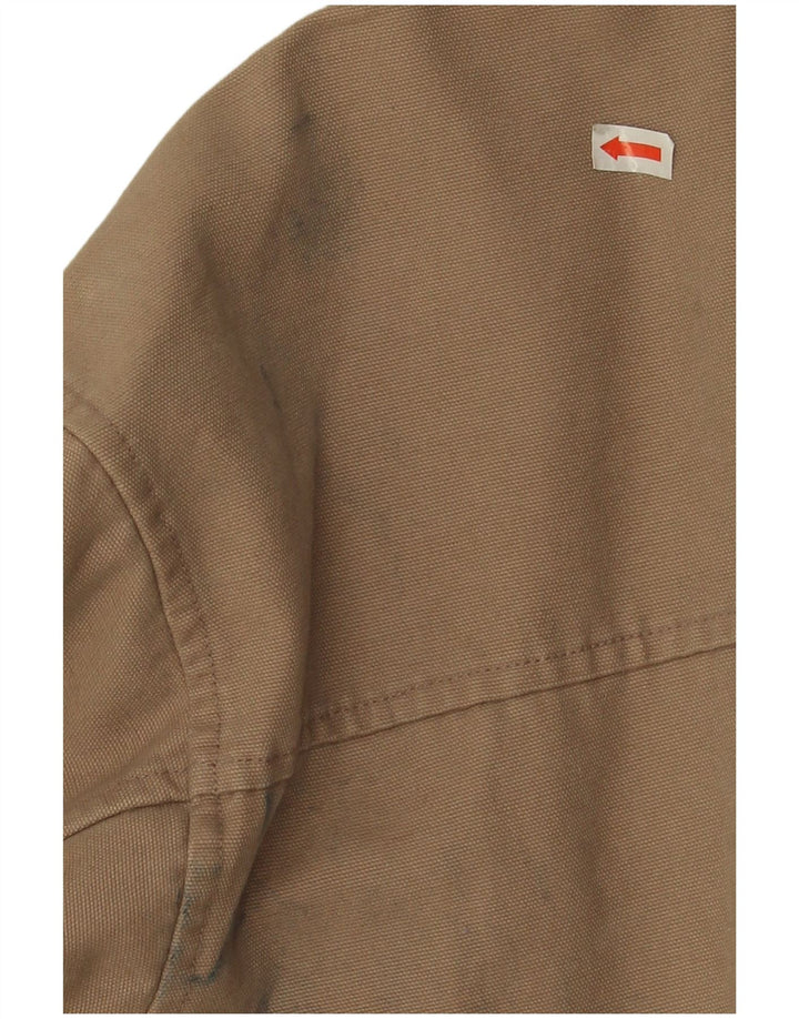 Tom Tompson Herren Bomberjacke UK 42 XL Beige Baumwolle