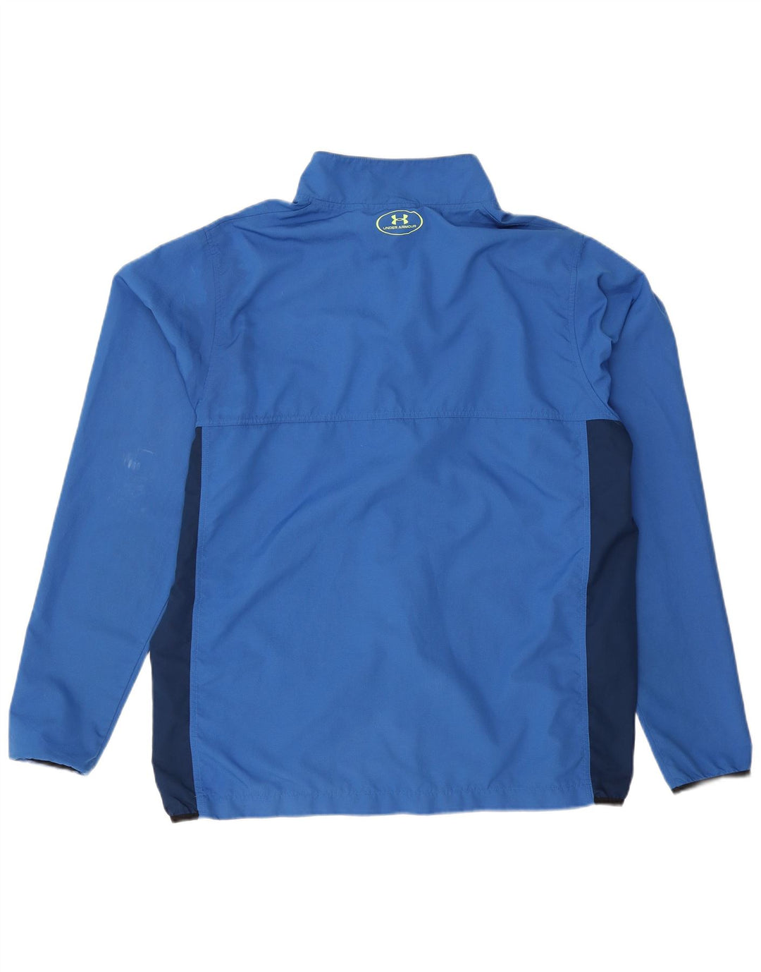Under Armour Mens Tracksuit Top Jacket Large Blue Colourblock Polyester