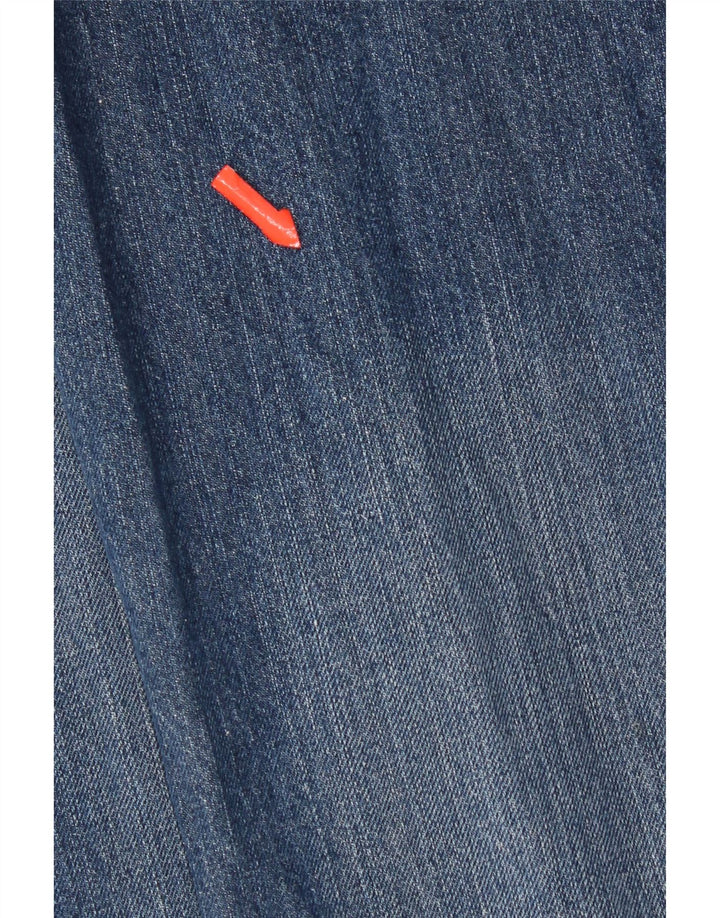 Marks & Spencer Herre Blue Harbor Straight Jeans W32 L33 Blue Cotton