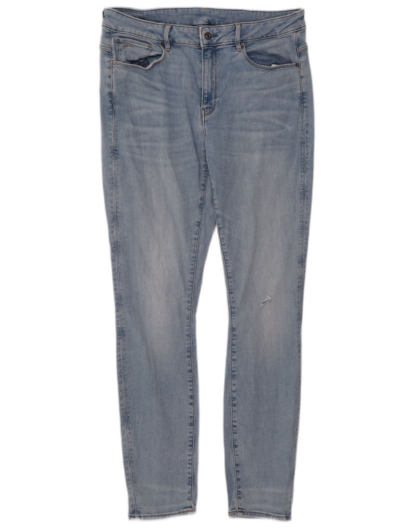 Męskie jeansy skinny w trudnej sytuacji G-Star W34 L32 Niebieska bawełna