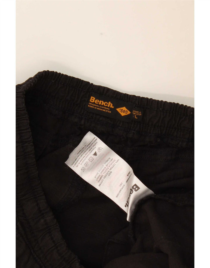 Bench Pantalon cargo de jogging pour homme Large W34 L30 Noir