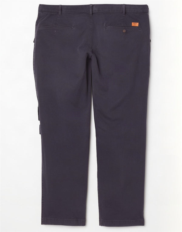 Timberland Mens Straight Chino Trousers W42 L34 Navy Blue