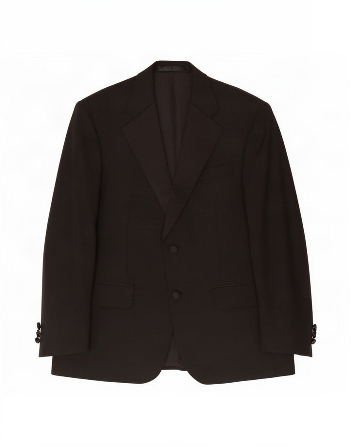 Marks & Spencer Chaqueta tipo blazer de 2 botones para hombre UK 38 Medium Black