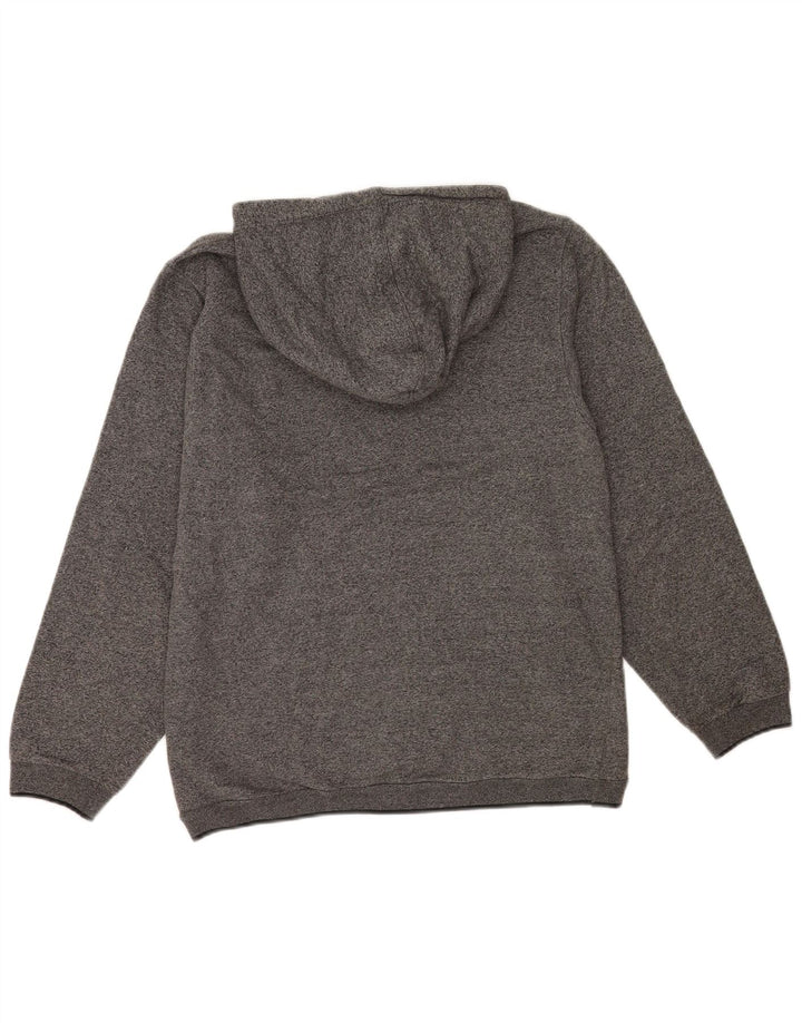 Champion Mens Regular Fit Hoodie Jumper Large Grey Flecked
